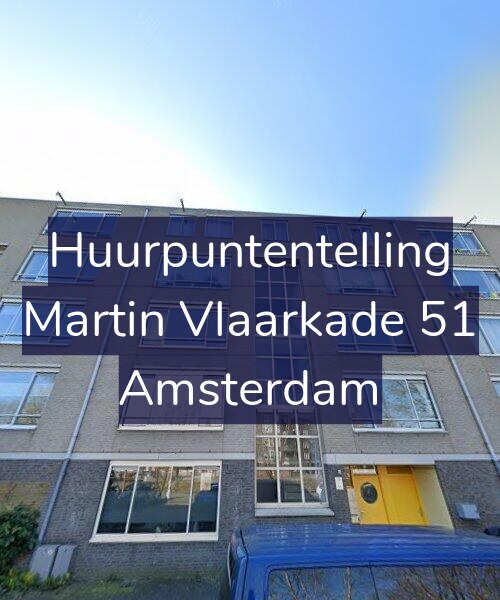 Foto gevel Huurpuntentelling voor Martin Vlaarkade 51, Amsterdam