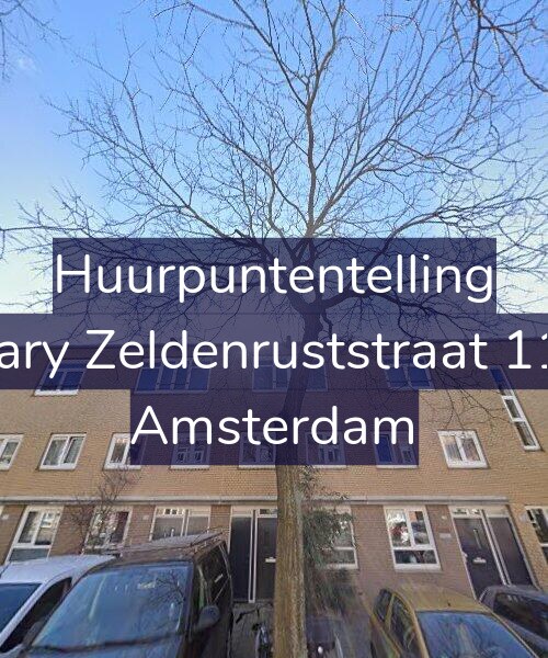 Foto gevel Huurpuntentelling voor Mary Zeldenruststraat 112, Amsterdam