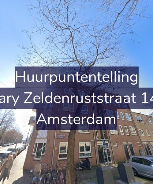 Foto gevel Huurpuntentelling voor Mary Zeldenruststraat 142, Amsterdam
