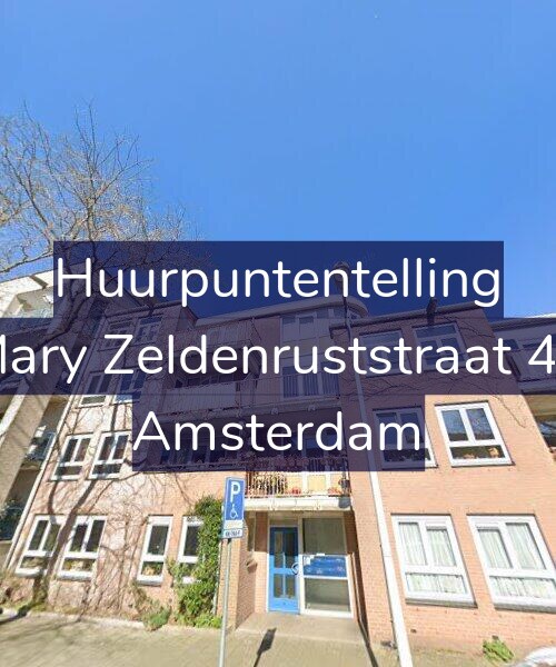 Foto gevel Huurpuntentelling voor Mary Zeldenruststraat 45, Amsterdam