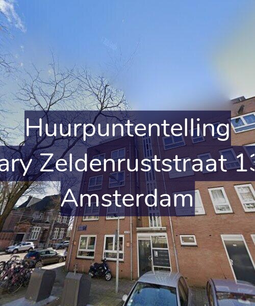 Foto gevel Huurpuntentelling voor Mary Zeldenruststraat 134, Amsterdam