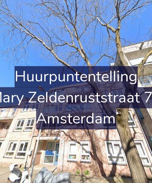 Foto gevel Huurpuntentelling voor Mary Zeldenruststraat 71, Amsterdam