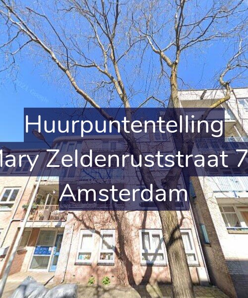 Foto gevel Huurpuntentelling voor Mary Zeldenruststraat 75, Amsterdam