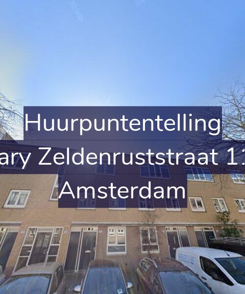 Foto gevel Huurpuntentelling voor Mary Zeldenruststraat 116, Amsterdam