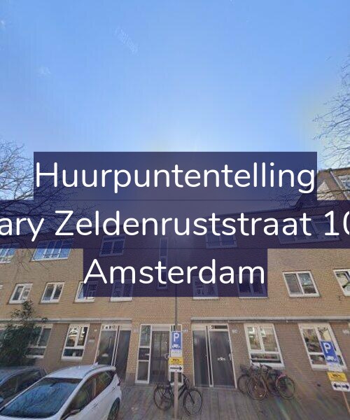 Foto gevel Huurpuntentelling voor Mary Zeldenruststraat 106, Amsterdam