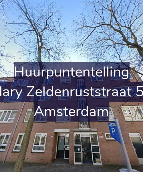Foto gevel Huurpuntentelling voor Mary Zeldenruststraat 52, Amsterdam