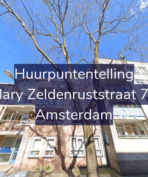 Foto gevel Huurpuntentelling voor Mary Zeldenruststraat 79, Amsterdam