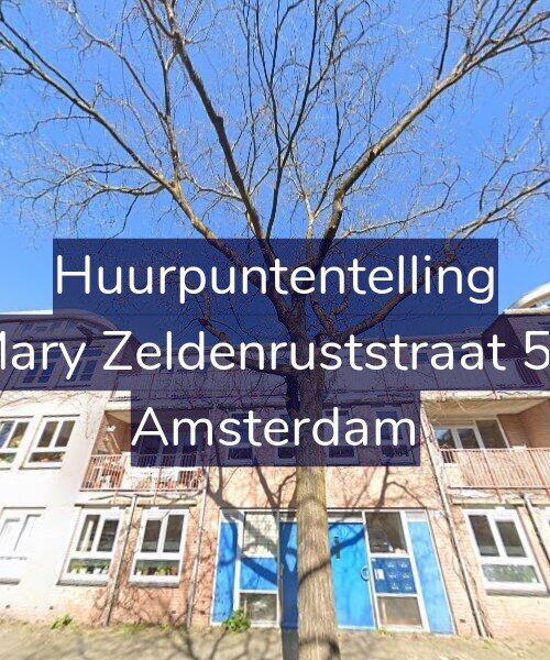 Foto gevel Huurpuntentelling voor Mary Zeldenruststraat 55, Amsterdam