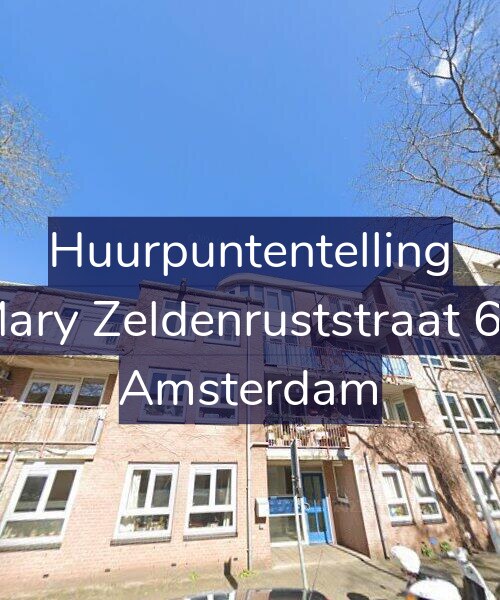 Foto gevel Huurpuntentelling voor Mary Zeldenruststraat 67, Amsterdam