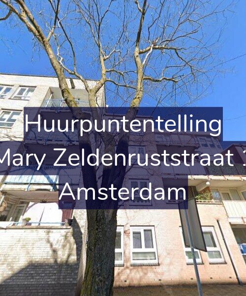 Foto gevel Huurpuntentelling voor Mary Zeldenruststraat 1, Amsterdam