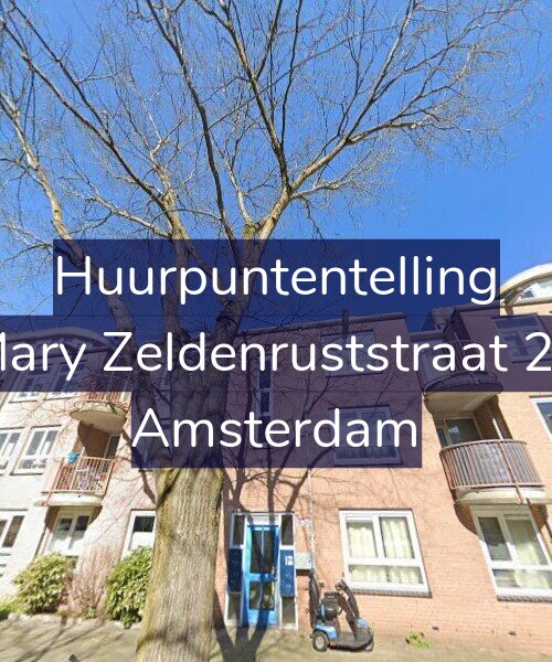 Foto gevel Huurpuntentelling voor Mary Zeldenruststraat 23, Amsterdam