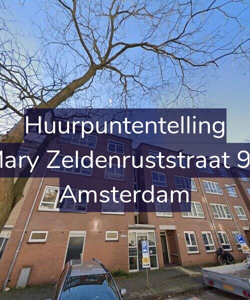 Foto gevel Huurpuntentelling voor Mary Zeldenruststraat 92, Amsterdam