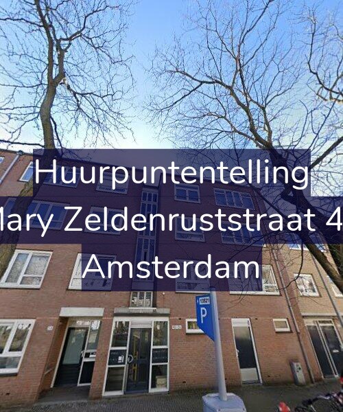 Foto gevel Huurpuntentelling voor Mary Zeldenruststraat 46, Amsterdam