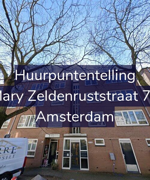 Foto gevel Huurpuntentelling voor Mary Zeldenruststraat 78, Amsterdam