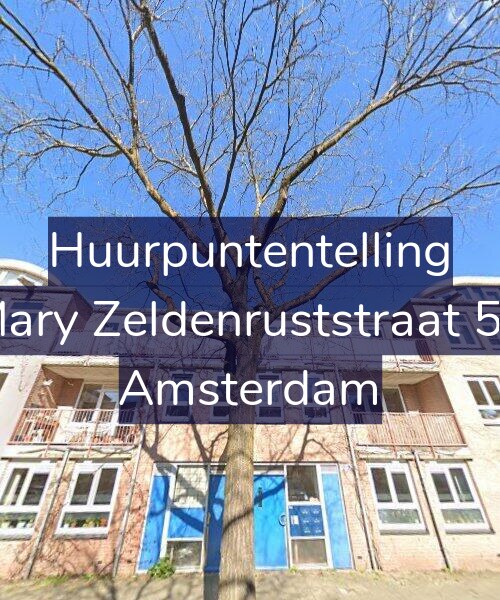 Foto gevel Huurpuntentelling voor Mary Zeldenruststraat 59, Amsterdam