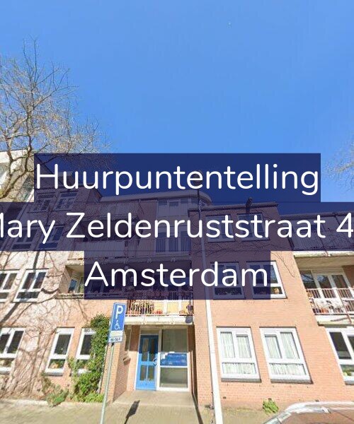 Foto gevel Huurpuntentelling voor Mary Zeldenruststraat 49, Amsterdam