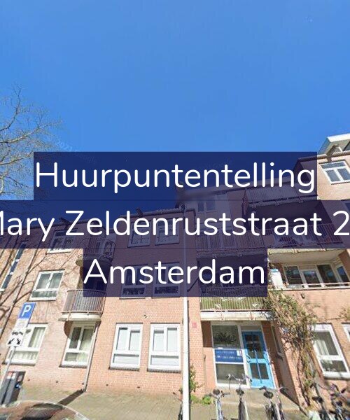 Foto gevel Huurpuntentelling voor Mary Zeldenruststraat 27, Amsterdam