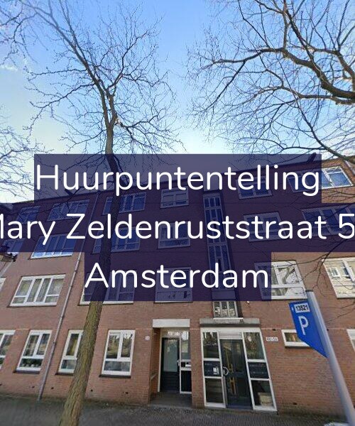 Foto gevel Huurpuntentelling voor Mary Zeldenruststraat 54, Amsterdam