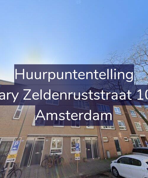 Foto gevel Huurpuntentelling voor Mary Zeldenruststraat 102, Amsterdam