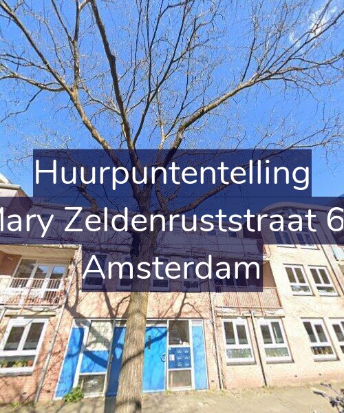 Foto gevel Huurpuntentelling voor Mary Zeldenruststraat 63, Amsterdam