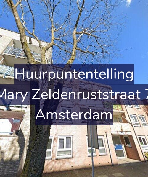 Foto gevel Huurpuntentelling voor Mary Zeldenruststraat 7, Amsterdam