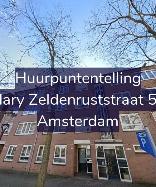 Foto gevel Huurpuntentelling voor Mary Zeldenruststraat 56, Amsterdam
