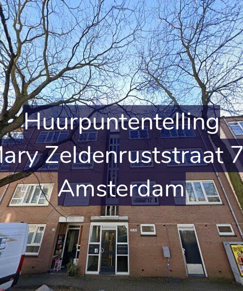 Foto gevel Huurpuntentelling voor Mary Zeldenruststraat 76, Amsterdam