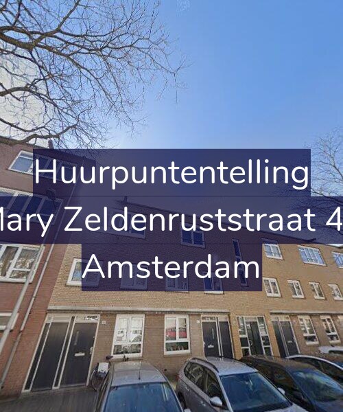 Foto gevel Huurpuntentelling voor Mary Zeldenruststraat 42, Amsterdam