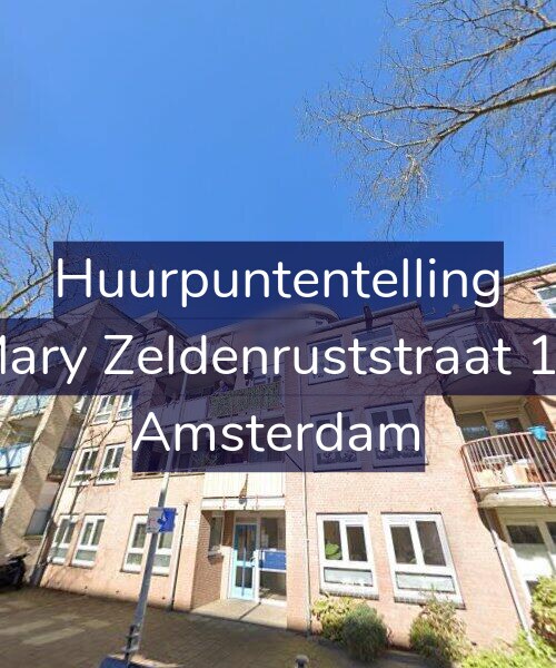 Foto gevel Huurpuntentelling voor Mary Zeldenruststraat 11, Amsterdam