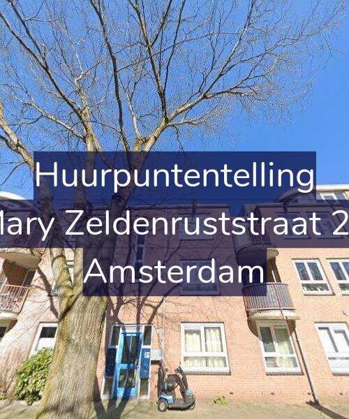 Foto gevel Huurpuntentelling voor Mary Zeldenruststraat 25, Amsterdam
