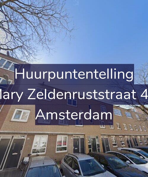 Foto gevel Huurpuntentelling voor Mary Zeldenruststraat 40, Amsterdam
