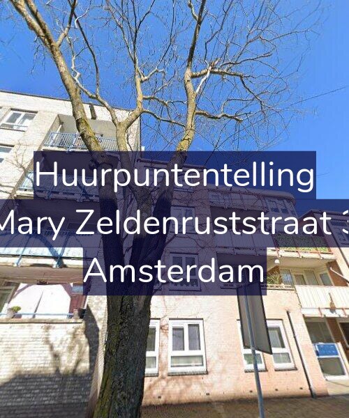 Foto gevel Huurpuntentelling voor Mary Zeldenruststraat 3, Amsterdam