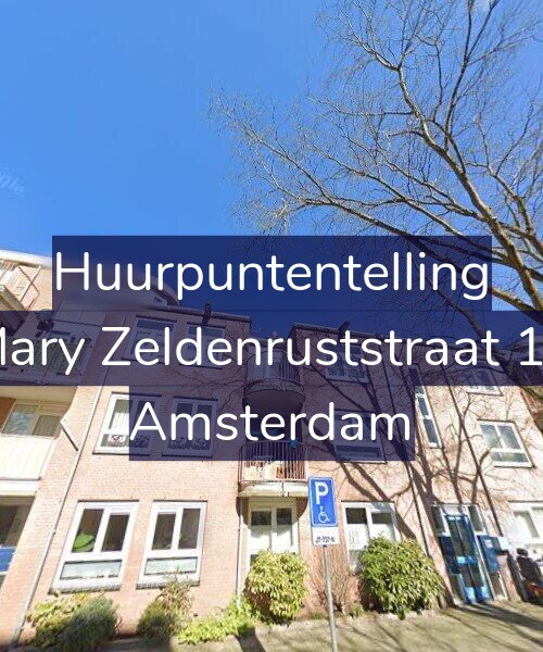 Foto gevel Huurpuntentelling voor Mary Zeldenruststraat 17, Amsterdam