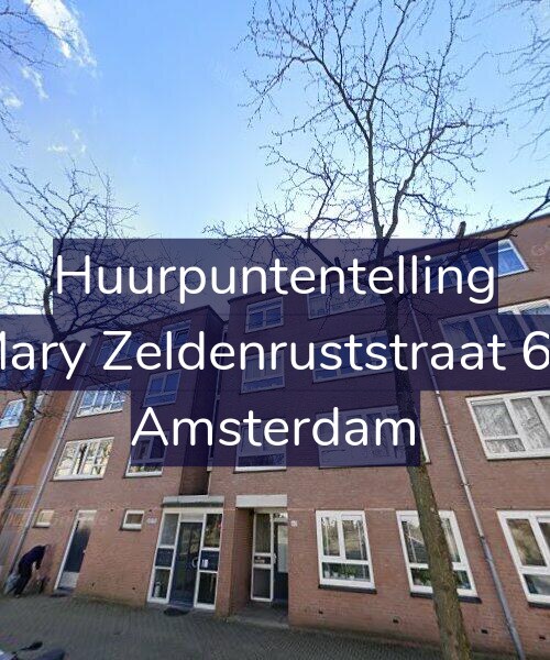 Foto gevel Huurpuntentelling voor Mary Zeldenruststraat 60, Amsterdam