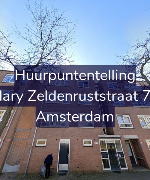 Foto gevel Huurpuntentelling voor Mary Zeldenruststraat 72, Amsterdam
