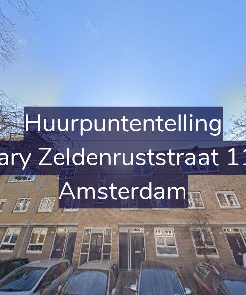 Foto gevel Huurpuntentelling voor Mary Zeldenruststraat 118, Amsterdam
