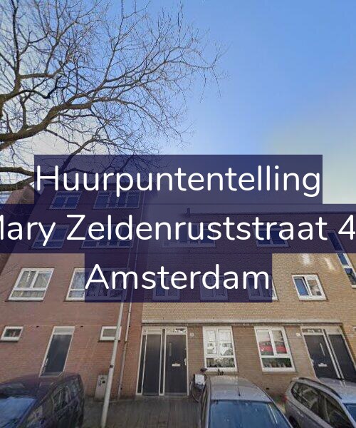 Foto gevel Huurpuntentelling voor Mary Zeldenruststraat 44, Amsterdam