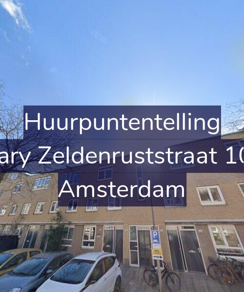 Foto gevel Huurpuntentelling voor Mary Zeldenruststraat 108, Amsterdam