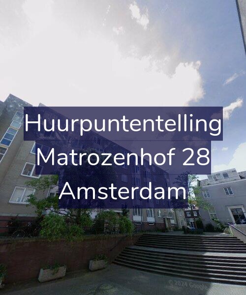 Foto gevel Huurpuntentelling voor Matrozenhof 28, Amsterdam