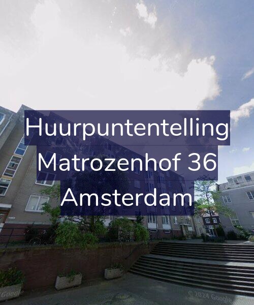 Foto gevel Huurpuntentelling voor Matrozenhof 36, Amsterdam