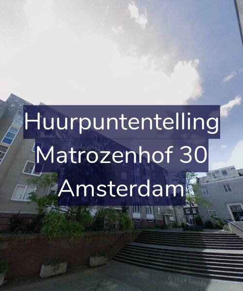 Foto gevel Huurpuntentelling voor Matrozenhof 30, Amsterdam