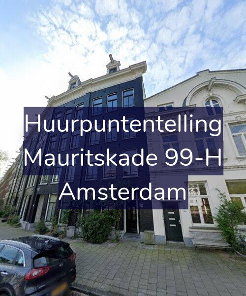 Foto gevel Huurpuntentelling voor Mauritskade 99-H, Amsterdam