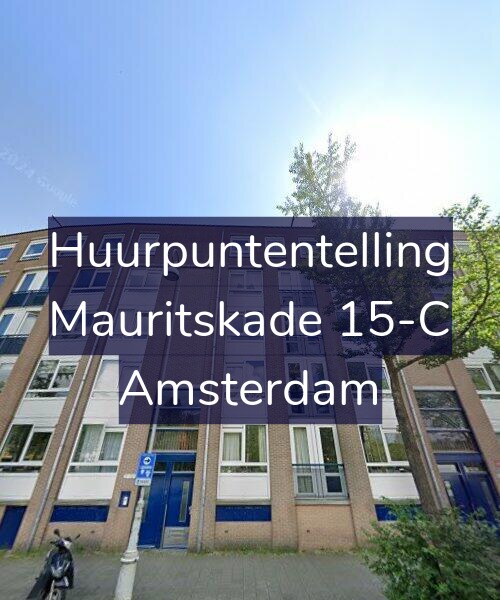 Foto gevel Huurpuntentelling voor Mauritskade 15-C, Amsterdam