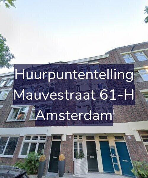Foto gevel Huurpuntentelling voor Mauvestraat 61-H, Amsterdam