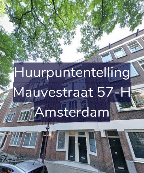 Foto gevel Huurpuntentelling voor Mauvestraat 57-H, Amsterdam