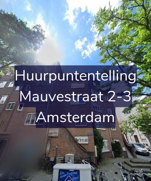 Foto gevel Huurpuntentelling voor Mauvestraat 2-3, Amsterdam