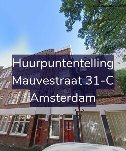 Foto gevel Huurpuntentelling voor Mauvestraat 31-C, Amsterdam