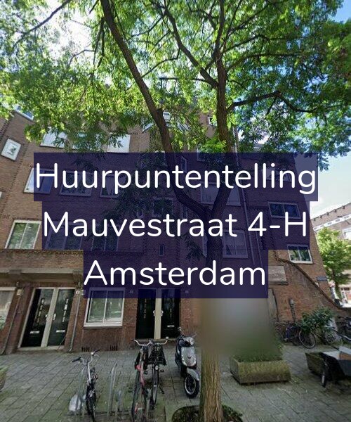 Foto gevel Huurpuntentelling voor Mauvestraat 4-H, Amsterdam