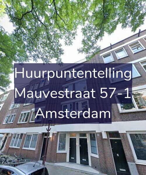 Foto gevel Huurpuntentelling voor Mauvestraat 57-1, Amsterdam