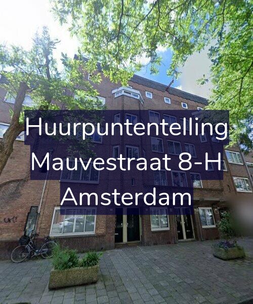 Foto gevel Huurpuntentelling voor Mauvestraat 8-H, Amsterdam